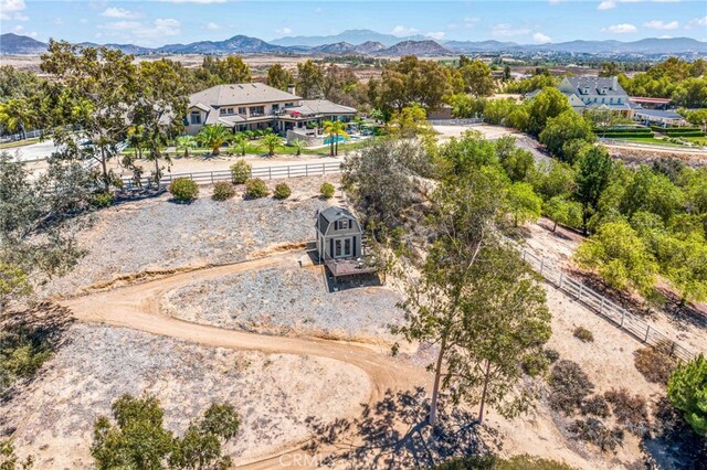 33612 Vino Way, Temecula, CA 92591 - aerial view of property and surrounding area featuring mountains