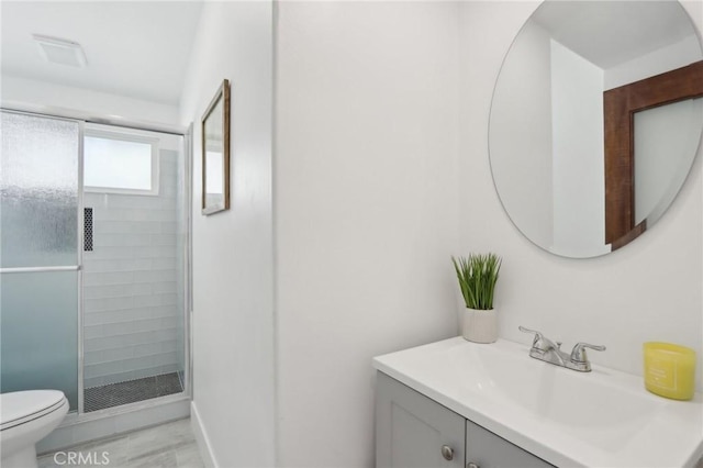 845 W Gateway Dr, Palm Springs, CA 92262 - full bathroom featuring vanity and a shower stall