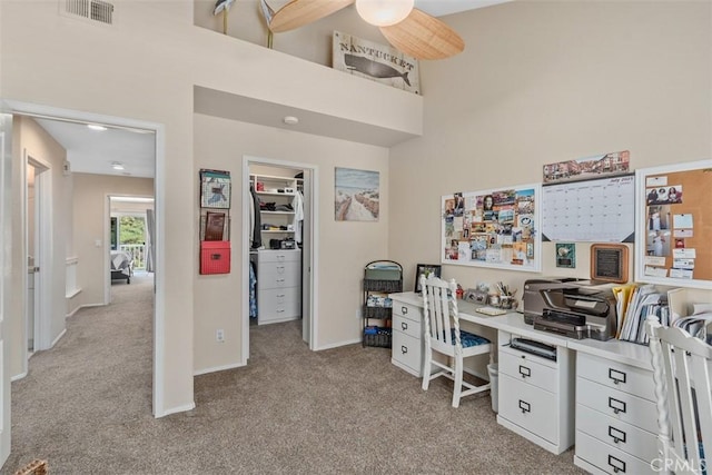 239 Via Presa, San Clemente, CA 92672 - office space with light carpet and ceiling fan