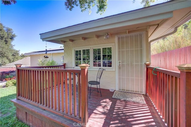 4887 Arizona Ave, Atascadero, CA 93422 - view of wooden terrace