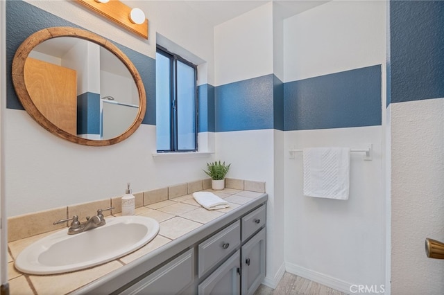 50128 Deer Meadow Way, Oakhurst, CA 93644 - bathroom with vanity and wood finished floors