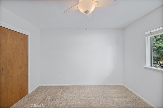 50128 Deer Meadow Way, Oakhurst, CA 93644 - carpeted spare room featuring a ceiling fan and baseboards
