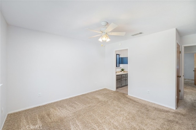 50128 Deer Meadow Way, Oakhurst, CA 93644 - unfurnished room with light colored carpet and a ceiling fan