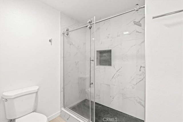 2 Brookstone, Irvine, CA 92604 - full bath with toilet and a marble finish shower