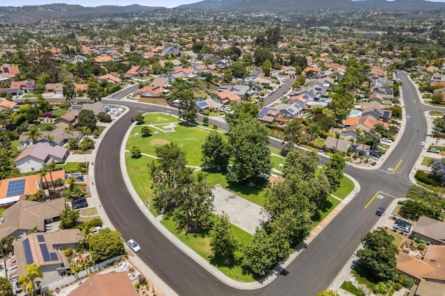 2702 Jacaranda Ave, Carlsbad, CA 92009 - aerial view of residential area with a mountainous background