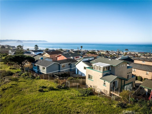 1939 Circle Dr, Cayucos, CA 93430 - aerial perspective of suburban area featuring a large body of water