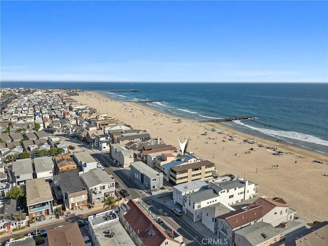 3312 W Oceanfront, Newport Beach, CA 92663 - aerial perspective of suburban area featuring waterfront with a beach