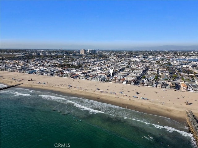 3312 W Oceanfront, Newport Beach, CA 92663 - aerial view of property and surrounding area with extended coastline