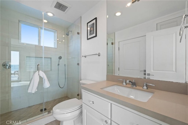 3312 W Oceanfront, Newport Beach, CA 92663 - full bathroom with vanity and a stall shower