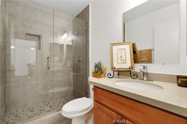 30902 Clubhouse Dr Unit 17A, Laguna Niguel, CA 92677 - bathroom featuring vanity and a shower stall