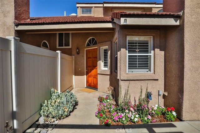 8366 Gabriel Dr Unit D, Rancho Cucamonga, CA 91730 - view of exterior entry with stucco siding