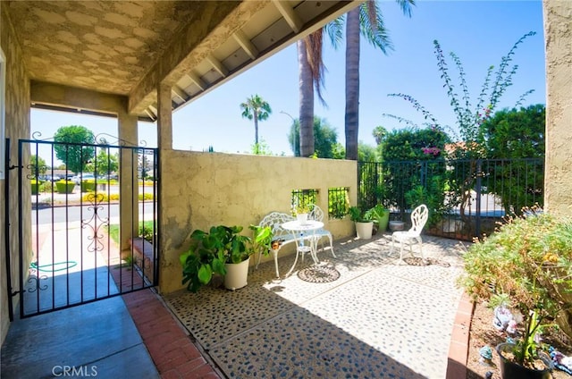 5574 Elsinore Ave, Buena Park, CA 90621 - view of patio / terrace featuring a gate