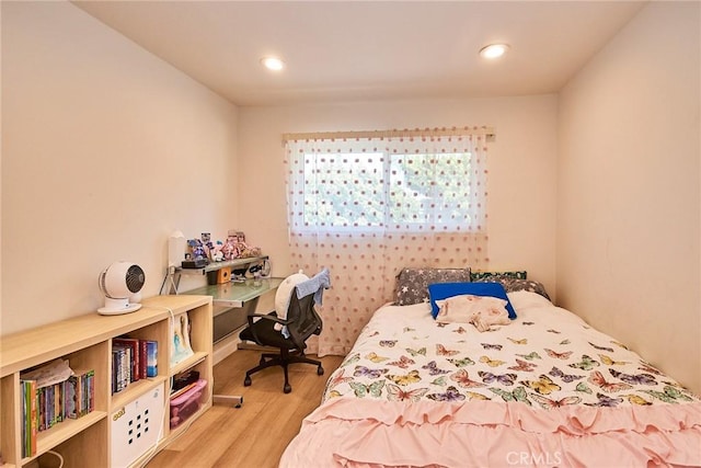 5574 Elsinore Ave, Buena Park, CA 90621 - bedroom featuring wood finished floors and recessed lighting