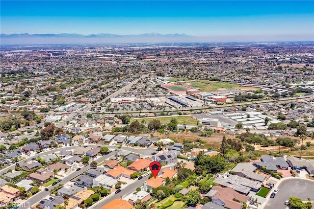 448 Via El Chico, Redondo Beach, CA 90277 - aerial view of property's location featuring a mountain backdrop and nearby suburban area
