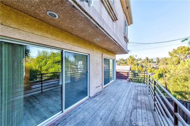 1742 Hanscom Dr, South Pasadena, CA 91030 - view of wooden deck