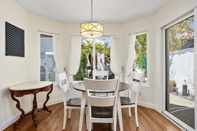 4763 Miletus Way, Oceanside, CA 92056 - dining space with wood finished floors and baseboards