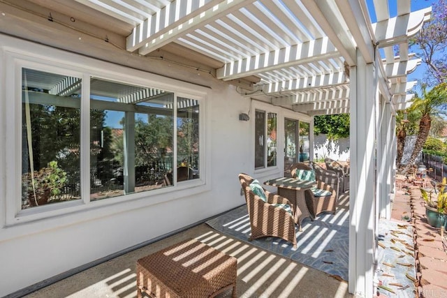 4763 Miletus Way, Oceanside, CA 92056 - view of patio / terrace with a pergola