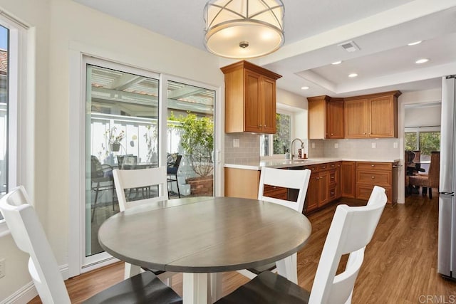 4763 Miletus Way, Oceanside, CA 92056 - dining room featuring wood finished floors and recessed lighting