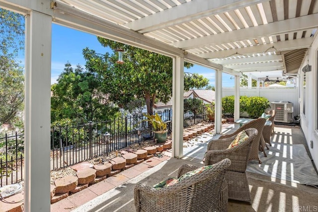 4763 Miletus Way, Oceanside, CA 92056 - fenced backyard with a pergola and a patio
