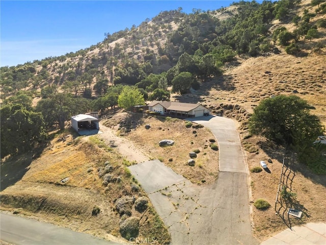 27861 Cummings Valley Rd, Tehachapi, CA 93561 - aerial view of property and surrounding area with a mountain backdrop
