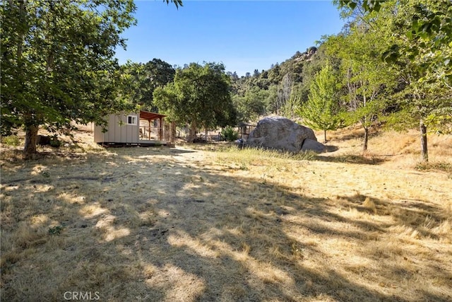 27861 Cummings Valley Rd, Tehachapi, CA 93561 - view of yard featuring an outdoor structure