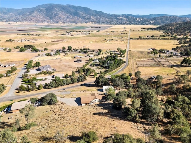 27861 Cummings Valley Rd, Tehachapi, CA 93561 - aerial overview of property's location featuring mountains and rural landscape