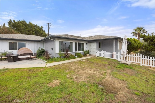 4021 Pikes Peak Dr, Norco, CA 92860 - back of house with a patio area and stucco siding