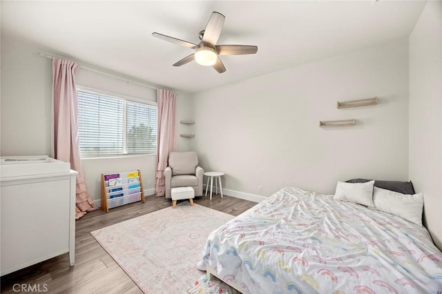 4021 Pikes Peak Dr, Norco, CA 92860 - bedroom featuring wood finished floors and a ceiling fan