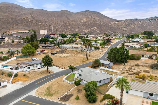 4021 Pikes Peak Dr, Norco, CA 92860 - aerial view of residential area with mountains