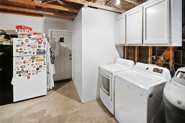 411 Spanish Moss Ln, Arroyo Grande, CA 93420 - washroom featuring washing machine and dryer and cabinet space