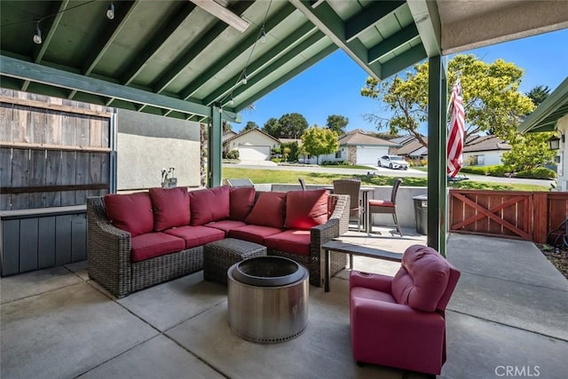 411 Spanish Moss Ln, Arroyo Grande, CA 93420 - view of patio / terrace featuring outdoor lounge area