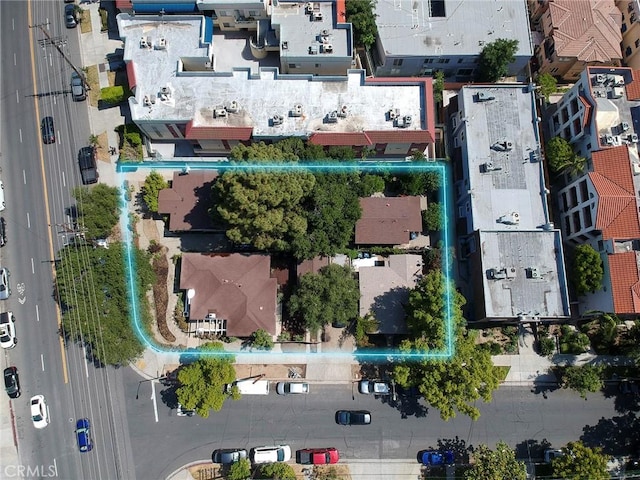 243 N Verdugo Rd, Glendale, CA 91206 - aerial overview of property's location featuring property parcel outlined