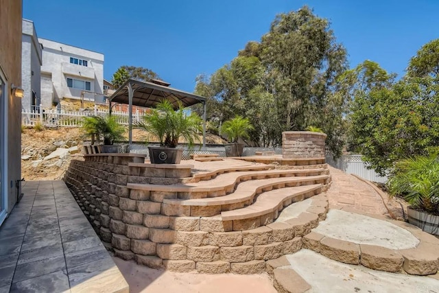 1413 San Miguel Ave, Spring Valley, CA 91977 - view of patio featuring a gazebo