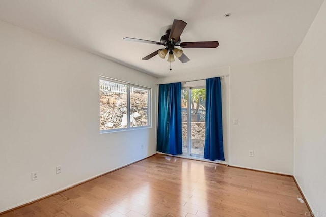 1413 San Miguel Ave, Spring Valley, CA 91977 - spare room featuring ceiling fan and wood finished floors