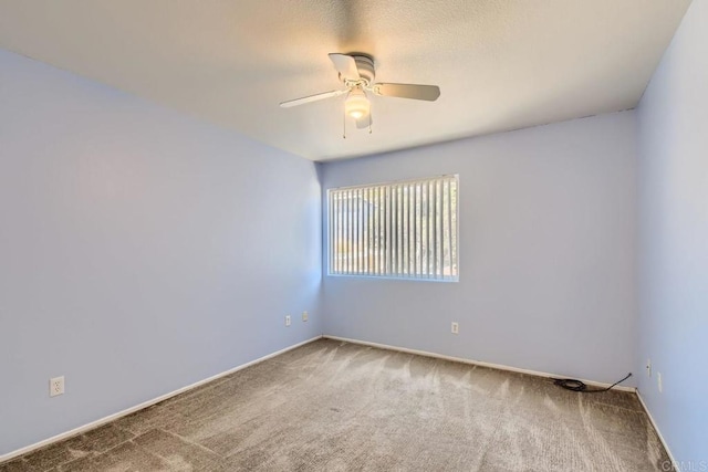 1413 San Miguel Ave, Spring Valley, CA 91977 - carpeted spare room featuring ceiling fan and baseboards