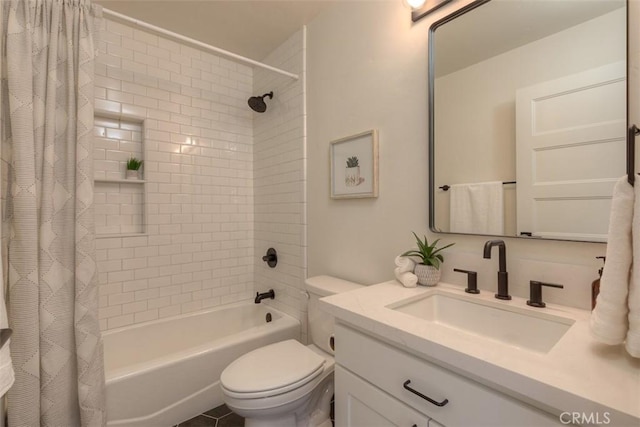 5351 Filbert St, Paradise, CA 95969 - full bathroom featuring vanity and shower / bath combo with shower curtain