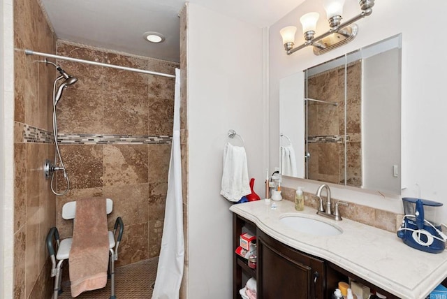 139 Parnassus Cir, Oceanside, CA 92054 - bathroom featuring vanity and a shower stall