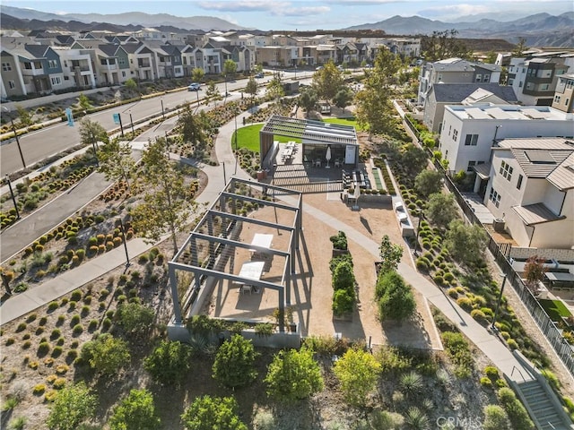 27422 Pioneer Ct, Valencia, CA 91381 - aerial perspective of suburban area with mountains