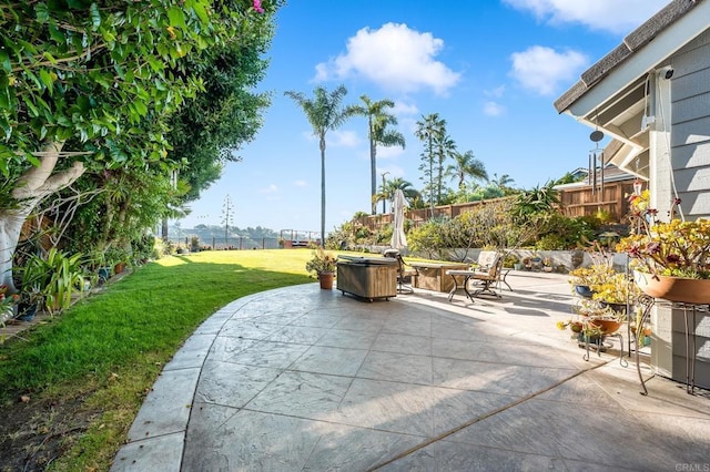 1592 Hawk View Dr, Encinitas, CA 92024 - view of patio / terrace