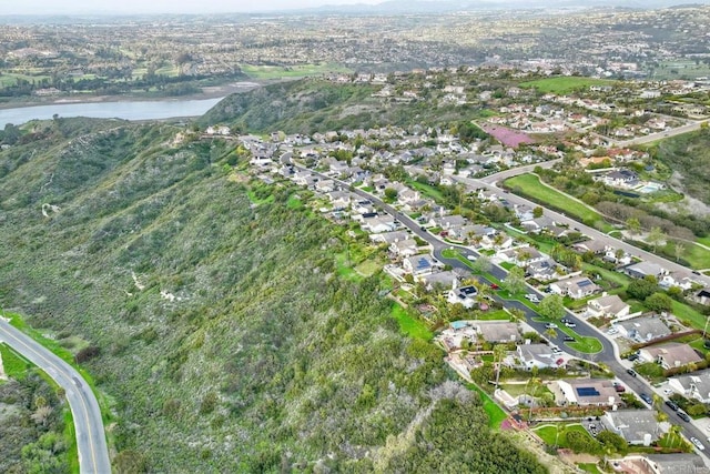 1592 Hawk View Dr, Encinitas, CA 92024 - aerial overview of property's location featuring nearby suburban area