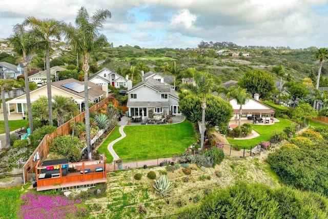 1592 Hawk View Dr, Encinitas, CA 92024 - view from above of property