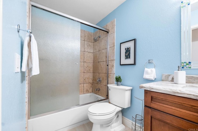 1592 Hawk View Dr, Encinitas, CA 92024 - full bath with vanity and combined bath / shower with glass door