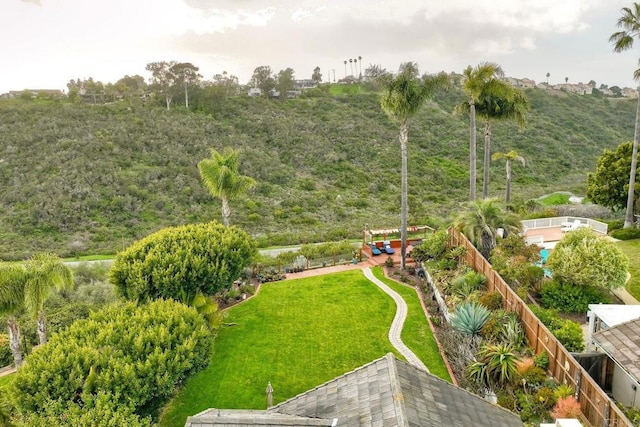1592 Hawk View Dr, Encinitas, CA 92024 - view of yard