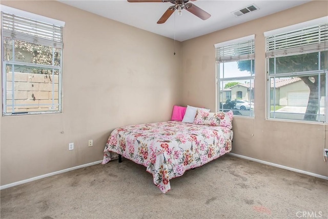 83315 Stagecoach Rd, Indio, CA 92203 - bedroom with carpet and ceiling fan