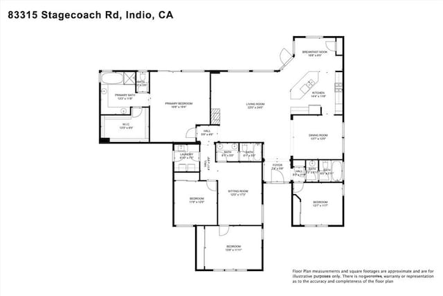 83315 Stagecoach Rd, Indio, CA 92203 - view of property floor plan