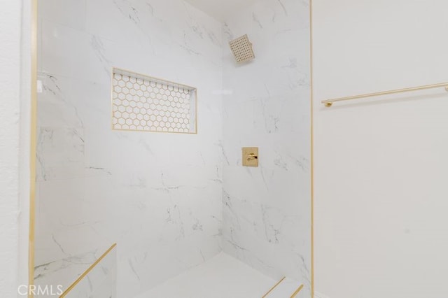 16233 Manzanita St, Hesperia, CA 92345 - bathroom featuring a marble finish shower