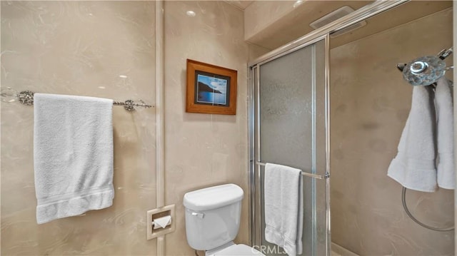 4968 Chapala Dr, Riverside, CA 92507 - bathroom featuring toilet and a shower stall