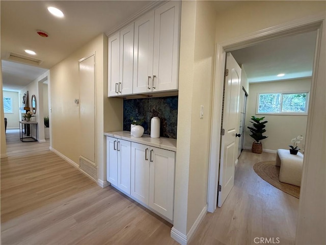 1319 Riedel Ave, Fullerton, CA 92831 - hall featuring light wood-style floors and recessed lighting