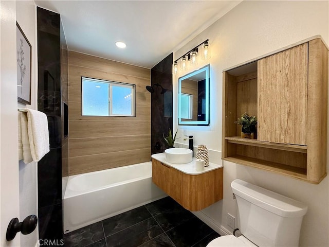 1319 Riedel Ave, Fullerton, CA 92831 - bathroom with vanity and tub / shower combination