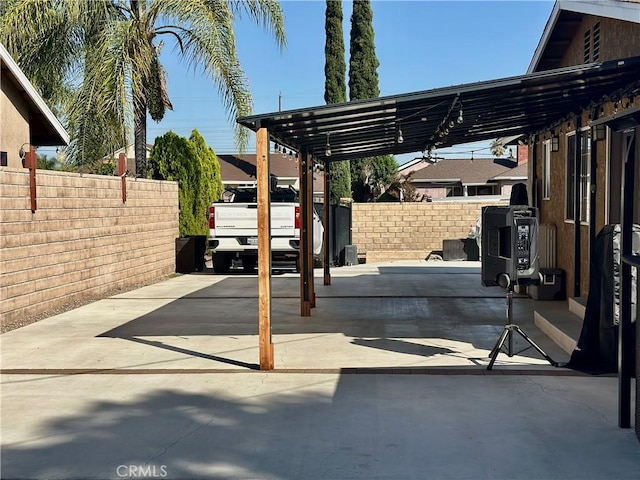14811 Alexander St, San Fernando, CA 91345 - view of patio with a carport